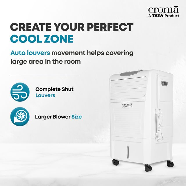 Buy Croma AZ24 24 Litres Personal Air Cooler with Inverter Compatible